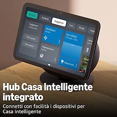 amazon echo show 8 assistente vocale alexa display 8. 7'' grafite