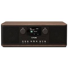 Pure Compatto Hi Fi Classic C D6 Coffee Black E Walnut