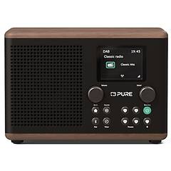 Pure Radio Classic H4 Black/walnut Dab