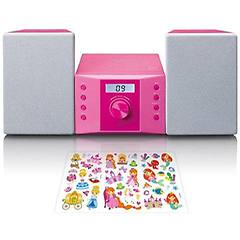 Lenco 810025 Mc-013pk Sistema Stereo Compatto Per Bambini