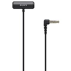sony ecm lv1 microfono stereo lavalier nero