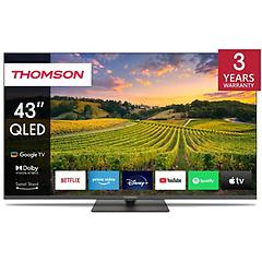 thomson 43qg5c14 tv qled 43 smart google central stand