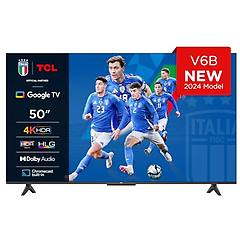Tcl 50v6b Tv 50'' 4k Hdr Ultra Hd Google Tv Con Design