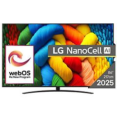 Lg Tv 86nano81a6a Nanocell 86'' 4k Ultra Hd Con Game