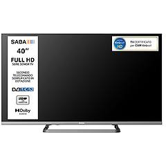 Saba Tv Led 40'' Full Hd Serie Senior Triplo Sintonizzatore