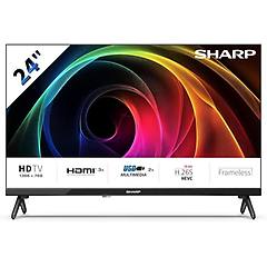 sharp tv led 24 pollici hd ready nero