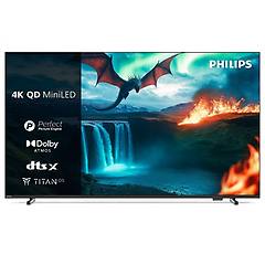 Philips - Smart Tv 75 4k Qd Miniled 75mled820/12-black