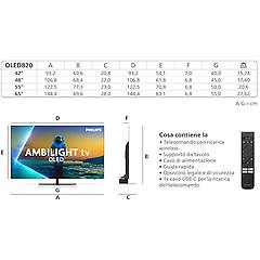 Philips Ambilight 48oled820 4k Oled Smart Tv Display 48''