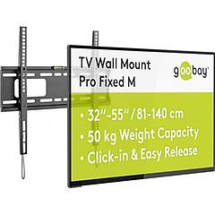 goobay supporto tv a parete pro fisso m 23315
