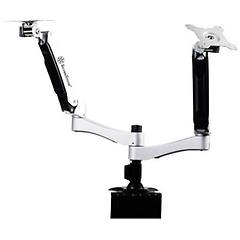 Silverstone - Kit Montaggio Per 2 Monitore Lcd Plastica Acciaio