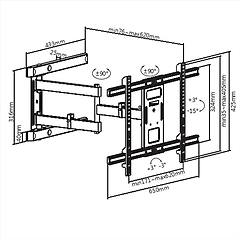 Munari Supporto Per Monitor A Parete