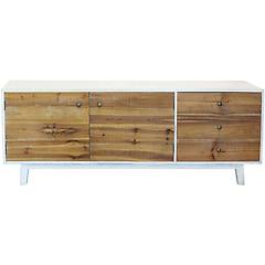 milani home matrix porta tv con 2 ante e 3 cassetti