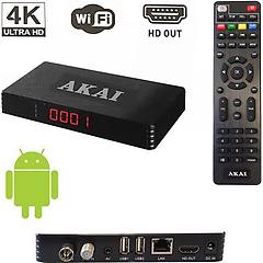 akai akdvbtbox 4k smart tv box android 2gb ram 16gb rom wi fi hdmi usb