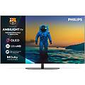 ambilight 55oled820 4k oled smart tv 55 pollici con processore p5 ai perfect picture ultra hd google