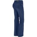jeans super flare con vita regular e cuciture decorative dark jeans-seams on tone donna extra small