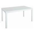 tavolo da esterno houston fisso bianco (150x90x74cm) 9094