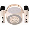 altoparlante wireless 45w con microfono wireless bianco