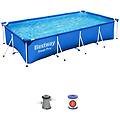 - piscina rettangolare steel pro 400x211x81cm 56424
