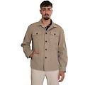 giacca camicia beige