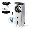 Macom Enjoy Relax 984 Bladeless Cyclone Raffrescatore Evaporativo Senza Pale Con