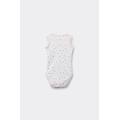 body beb&egrave; spalla larga in 100% cotone stampato bianco tama&ntilde;o 3-6