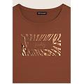 t-shirt donna manica lunga con logo strass rawhide donna extra large