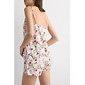 pigiama corto con top in cotone superior stampa pretty flowers donna stampa taglia s