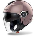 casco moto jet airoh helyos color rosa metallico taglia m
