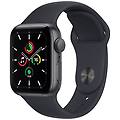 watch se 2021 gps 40 mm in alluminio grigio siderale con cinturino sport nero