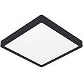 lampada da parete a led fueva 6-z nera 29 cm