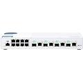 - switch qsw-m408-4c 8 porte gigabit 10 / 100 / 1000 con 4 porte sfp