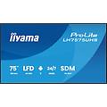 prolite lh7575uhs-b2ag display per segnaletica digitale 4k d...