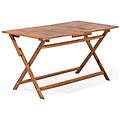 - tavolo rettangolare in legno di acacia 140x75cm cento