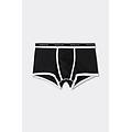 boxer in cotone natural fresh con logo uomo nero taglia 7