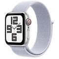 APPLE watch se gps + cellular 40mm cassa in alluminio color argento con blu tempesta sport loop