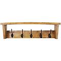 appendiabiti in legno di mogano cm 50 l x 10 p x 14 hdi coloremar marrone 50 x 14 x 10 cm