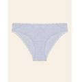 slip in cotone elasticizzato con pizzo vicky / grigio melange chiaro / m grigio melange chiaro