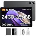tablet pad 100 12 fhd+ 2k 8 gb/256 gb android 15 4g grigio