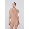 body con spalline sottili in microfibra donna naturale tama&ntilde;o s