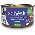 cat soft adult filetti in gelatina alimento completo lattina 85 gr tonnetto con manzo confezione da