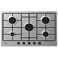 - piano cottura a gas zhw7cx 5 zone cottura da 75 cm colore inox