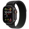 watch ultra 2 gps + cellular 49mm cassa titanio nero con nero trail loop m/l