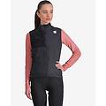 gilet a vento supergiara nero intenso donna l