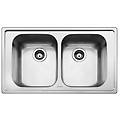 - lavello lineare sp862 2 vasche-acciaio inox