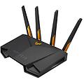 tuf gaming ax3000 v2 router wireless gigabit ethernet dual-band (2. 4 ghz/5 ghz) nero arancione