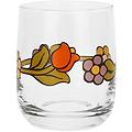 set 6 bicchieri in vetro country con fiore e tulipano