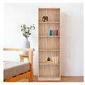 mobile libreria scaffale 5 ripiani rovere 60x34xh. 197