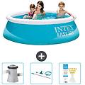 - piscina fuori terra in giro 183x183x51 cm blu include accessori coordinati cb82