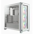 icue 4000x rgb midi tower bianco (cc-9011205-ww)