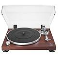audio-technica at-lpw50btrw piatto audio giradischi con trasmissione a cinghia marrone